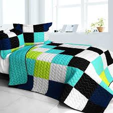 Black White And Blue Bedding Pin On Minecraft Design Bedroom Sets