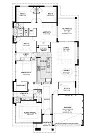 Another Great Option I Like How The Master Is Closer To The Other Rooms And How The Laundry Is Off Th House Plans Australia New House Plans Dream House Plans