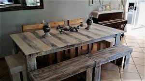Whether you want a rustic, traditional, or modern décor, we have the diy dining table ideas showcased below are built of wooden pallets. Pallets Wood Made Dining Set Ideas Pallet Ideas