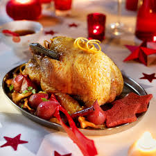 Chapon De Pintade Aux Poires Rouges Recettes Recette Recettes De Cuisine Chapon De Pintade Recette Chapon
