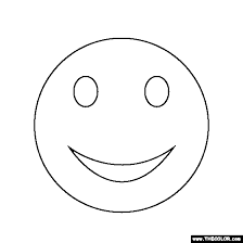 The free printable happy face coloring pages are a fun way to keep the kids occupied at the dinner table or a party. General Online Coloring Pages
