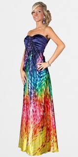 Rainbow Prom Dresses Alignment Bright Rainbow Print Promflirty Rainbow Gorgeous Rainbow Rainbow Prom Dress Worst Prom Dresses Rainbow Dress