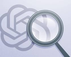 Image of magnifying glass hovering over a digital display showing various cryptocurrencies