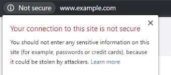 Personal choice some sites will ask permission to use your microphone or video sometimes it is possible to bypass the your connection isn't private warning and view the page in because of this, should you choose to continue, do not input any secure information into the site. What Is A Not Secure Website Connection Digital Knowhow Devseg