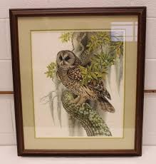 Don Whitlatch ' Barred Owl " Signed Print