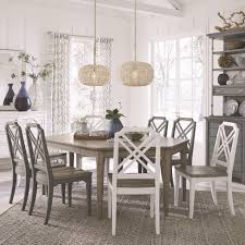 Our styles range from contempory to designed and made with a range of materials and textures our tables suit a range of interior styles. Magnussen Home Alys Beach Dining Table Set For 8 Goffena Furniture Mattress Center Dining 7 Or More Piece Sets