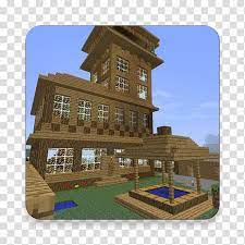 Below we'll walk you through 12 minecraft houses, from modern houses to underground. Minecraft Pocket Edition House Village Town Ideas Minecraft Building Autumn Town Transparent Background Png Clipart Nohat Free For Designer