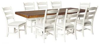 Valebeck Dining Table And 8 Chairs D546 35 01 8 Dining Room Groups L Fish Furniture And Mattress In