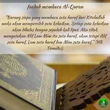 Membaca al quran akan mendatangkan syafa'at. Metode Al Huda 5 Mendapat Pahala Istimewa Membaca Facebook