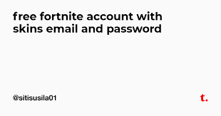 Simply input your fortnite username and voila! Free Fortnite Account With Skins Email And Password Teletype
