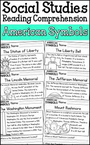 American Symbols Reading Comprehension Passages K 2 Distance Learning In 2020 Social Studies Worksheets Social Studies Elementary Reading Curriculum
