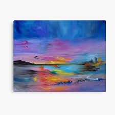 Check spelling or type a new query. Abstract Sunset Canvas Prints Redbubble