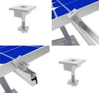 Aluminum PV Solar Panels Clamps Solar MID/End Clamp Solar Mounting  Components