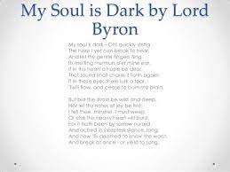 Billedresultat For Lord Byron My Soul Is Dark Lord Byron Byron Poetry