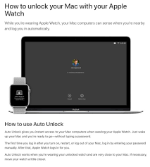 Getting Unlock With Apple Watch To Work On Your Mac Apple Watch Features Apple Watch Apple Support