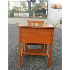 Kumpulan gambar tentang gambar meja sekolah, klik untuk melihat koleksi gambar lain di meja sekolah tunggal ukuran meja sekolah ini 65cmx55cmx75cm terdapat rak laci di bab bawah. Meja Kursi Sekolah Kayu Mahoni Single Shopee Indonesia