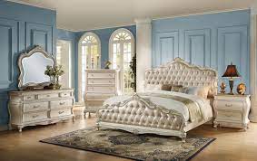 Acme 23540q Chantelle Bedroom Set In White Dallas Designer Furniture