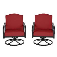 Hampton bay has the largest assortment of outdoor chaise lounges. Hampton Bay Laurel Oaks Brown Steel Outdoor Patio Lounge Chair With Cushion Guard Chili Red Cushions 2 Pack Yahoo Shopping