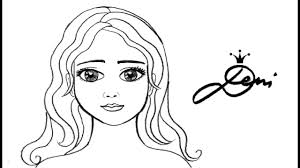 Lustige bilder von mädchen ohne inschriften. Gesicht Madchen Schnell Zeichnen Lernen Wie Topmodel How To Draw A Nice Face Girl Youtube