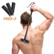 Most men don't necessarily want it all removed, but increasingly they do want it thinned out, on their back and chest, for example, says dermatologist david goldberg, md, who regularly performs. Easace Back Shaver Back Hair Removal For Men Back Groomer With Long Handle 21 5 Inch Adjustable Curved Diy Body Shaver Razor Aliexpress