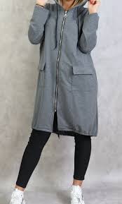 Parcourez la rubrique gilets pour femme. Sweat Shirt Zippe Sportswear Pour Femme Couleur Gris Chine Pret A Porter Et Accessoires