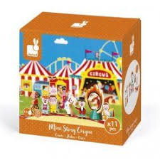 Mini Story Cirque De Janod Personnage Et Jouet En Bois Sur Le Theme Du Cirque Jouet En Bois Pour Les Enfants Cirque Jo Jouets En Bois Theme Cirque Enfant