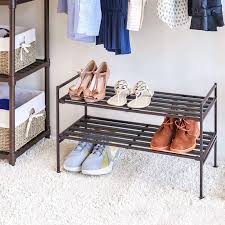 But given shoe racks for closets probably cost less than one pair of shoes, will protect our precious purchases and save us time and stress sorting through shoe piles remember a shoe rack organizer probably costs less than one pair of shoes. 20 Diy Shoe Rack Ideas For The Perfect Entryway Makeover