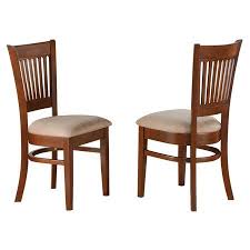 East West Furniture Vancouver Dining Chair With Microfiber Seat Set Of 2 Walmart Com Solid Wood Dining Chairs Dining Chairs Dining Chair Set