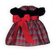 Christmas Plaid High Waist Infant Girls Dress Christmas Dress Baby Girls Holiday Dresses Baby Girl Christmas Dresses
