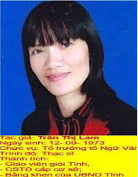 TINH THẦN TT NGÔ ĐÌNH DIỆM: VÌ MỘT BÀI THƠ: CÔ GIÁO TRẦN THỊ LAM (HÀ TĨNH)  BỊ CÔNG AN BẮT,