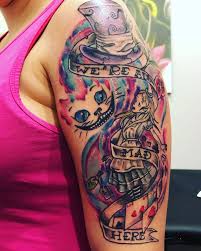 And it's got us running to the theaters like: Alice In Wonderland Alice And Wonderland Tattoos Wonderland Tattoo Disney Sleeve Tattoos