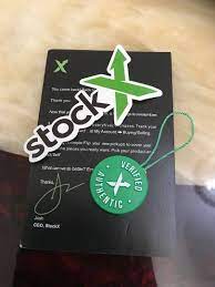 Nike bagpack backpacker hiker authentic shoe hang tag key chain acg. Stockx Tag Men S Fashion Footwear Sneakers On Carousell
