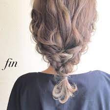天然パーマさんでも綺麗に仕上がる 編み込みアレンジ 天然パーマ ヘアスタイル ロング ミディアムヘア