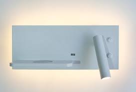 Usb Wireless Inductive Charger Bedside Reading Wall Light