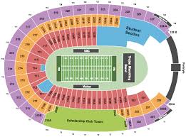 Los Angeles Coliseum Seating Chart Rows Seat Numbers And