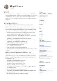 I want to offer myself as candidate for a job at your company. Promoter Resume Example Writing Guide 12 Samples Pdf 2020