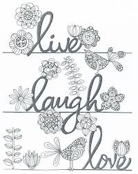 Live Laugh Love Love Coloring Pages Coloring Pages Coloring Books