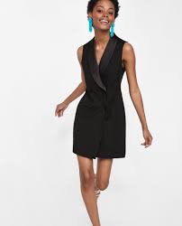 Image 2 Of Shawl Collar Waistcoat Dress From Zara Waistcoat Dress Zara Woman Dress Skirt Fashion