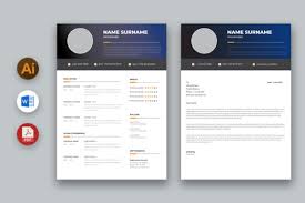 I remember the day everything changed. Ms Word Resume And Cover Letter Grafico Por Inpixell Studio Creative Fabrica