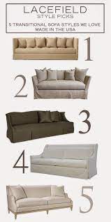 Inspired Design Style Picks 5 Transitional Sofa Styles We Love Sofa Styling Transitional Sofas Sofa Design