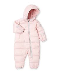 Michael Kors Newborn Infant Girls Hooded Pram Snowsuit Baby In Snow Snow Outfit Baby Girl Newborn
