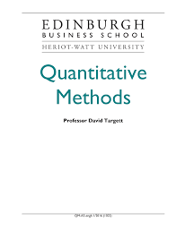 Https Www Ebsglobal Net Ebs Media Ebs Pdfs Quantitative Methods Course Taster Pdf
