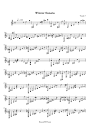 Winter Sonata Sheet Music - Winter Sonata Score • HamieNET.com