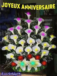 The best gifs are on giphy. Bon Anniversaire Fleurs Gif