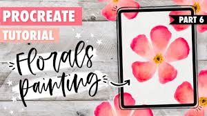 New classes plant illustrations in procreate learn how to create plant illustrations in procreate so you can start. Procreate Tutorial Paint Watercolor Florals Part 6 Youtube