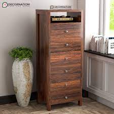 Looking for best quality storage cabinets for your personal or professional usage? Adrian Solid Wood 6 Drawer Storage Cabinet Brown Decornation