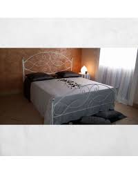Le linee armoniose e pulite rendono questo letto ideale per ogni ambiente, classico o moderno. Letto Matrimoniale Ferro Battuto Bianco Argento Narciso