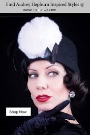 Audrey Hepburn Inspired Holly Golightly Feather Hat