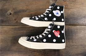 Comme Des Garcons Play X Converse Chuck Taylor 1970s Hi Black Converse Cdg In 2020 Rockabilly Shoes Chucks Converse Outfit Outfits With Converse