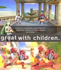 Great With Children Smash Bros Funny Super Smash Bros Memes Nintendo Super Smash Bros